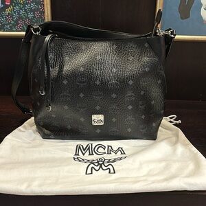 MCM navy handbag